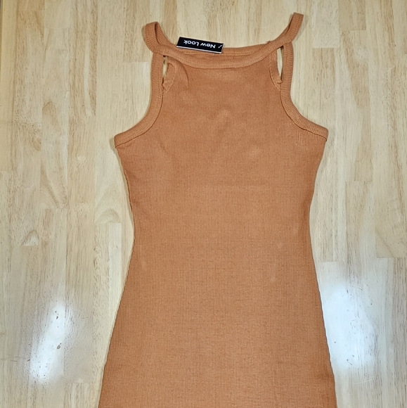 🎉BOGO🎉Rust Ribbed Mini Dress - Picture 2 of 13